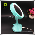 2018 hot new design LED light 5X magnification cosmetic mirror